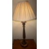 Image 2 : Late Victorian Italian Antique Table Lamp w/ Knife Pleated shade 