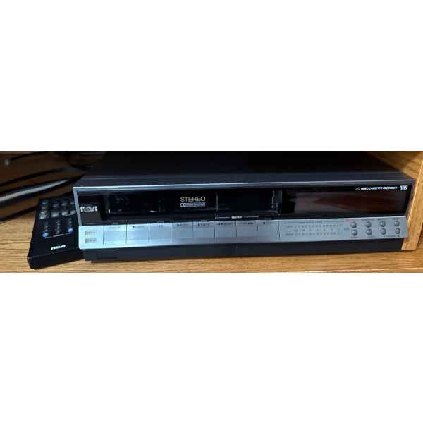 RCA Video Cassette Recorder w/ Remote Model No. VPT397