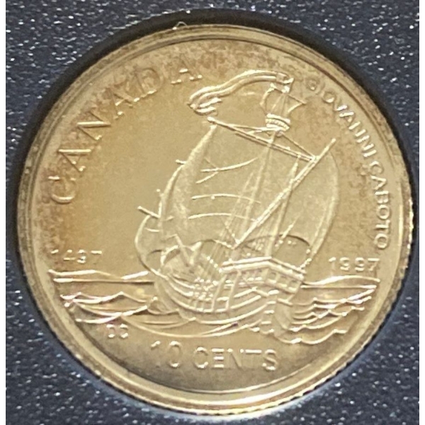 1997 Canadian 10-cent Coin