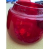 Image 2 : Vintage Ruby Red Vases/Bowls (One is Cracked) w/ Ruby Red Cups, and a Vintage Avon Bath Foam Bottle 