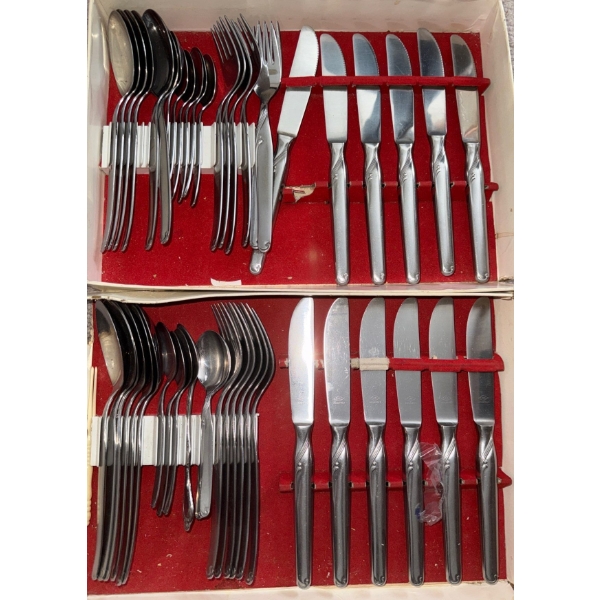 New 12 Setting Stainless Steel Flatwear Set