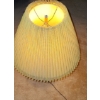 Image 3 : Pair of Vintage Yellow Ceramic Lamps 8" Diameter Base, 26.5 T to Top of Finial 