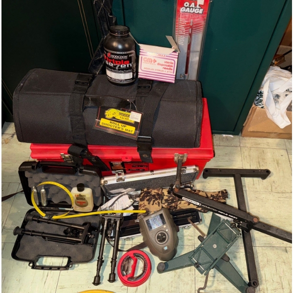 Assorted Hunting Items- Bushell Digital Sentry 4.0mp, Duck Callers & More