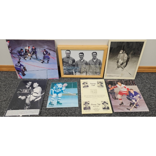 Vintage Hockey Photographs and Memorabilia
