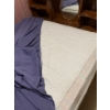 Image 2 : Wooden Bed Frame with Built-in Shelves and Mirror with Mattress