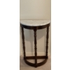 Image 1 : Mahogany & Marble End Table 18x28