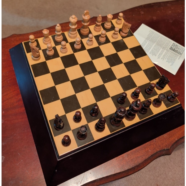 Hand Carved Chess/ Checkers Set