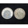Image 1 : Silver Canadian dollars.800 46.6 g years 1965 & 1962