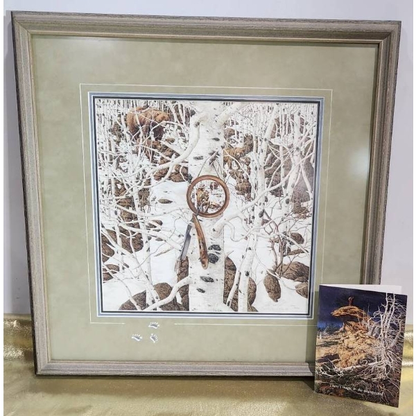 Bev Doolittle Signed Limited Edition Print " The Forest Has Eyes" Framed & Certificate