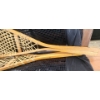 Image 5 : Vintage Wooden Snowshoes With Rawhide Webbing