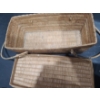 Image 2 : Hand Crafted Basket w/ Lid and Handles 17 W, 8 D, 8 T 