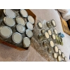 Image 6 : Canning jars cleaned with new lids. 6 jelly jars with new box of wax, 4 wide mouth 1 cup honey/jars 