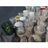 Image 6 : Teapot, Mugs and Assorted Glassware- Tallest vase: 7 T