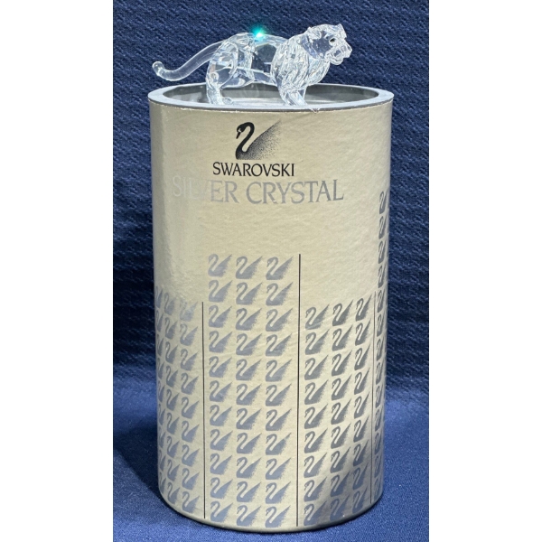 Swarovski Crystal Leopard 2.25H with Box