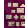 Image 5 : Canadian Gold Plated 92.5% Solid Sterling Silver Replica Stamps Set in Case 455.8g 