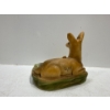 Image 2 : Chalk Doe with Fawn Sitting Ashtray 7W