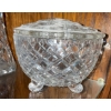 Image 2 : Crystal Decorative Pieces Featuring Vase, Bowl, and Covered Dish