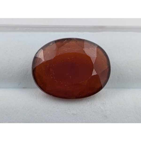 9.25 ct Certified Hessonite Garnet Gemstone Oval Cut ($4,850 Appraisal)