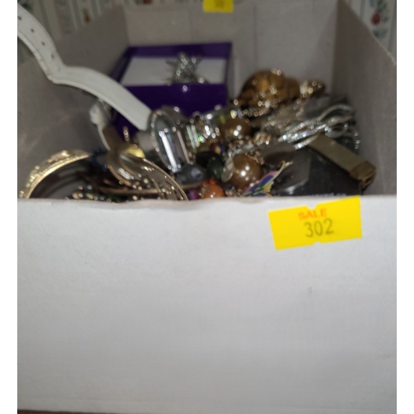 Costume Jewelry (2): Bracelets, Fashion Watches (Turtle), Pins (Angel Pin New in Box), Other Pieces