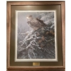 Image 1 : Robert Bateman - Winter Pine, Great Horned Owl Limited Edition Print 1250 Signed & Numbered 