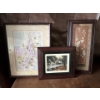 Image 1 : Home Decor- Includes 3 Pictures of Blossoms and a Drawing of a House