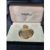 Image 2 : Seiko Pocketwatch w/ Box , Wooden Jewelry Box  7 W, 4 D, 3 T (Dancer Has Broken Arm as Shown)