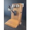 Image 1 : Vintage Northern Electric Company Wooden Wall Crank Telephone