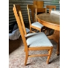 Image 4 : Circa 1925 from the Reid Homestead. Closed 42" Extends to 72" 3 x 10" leaves. 6 Chairs in total
