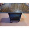 Image 1 : Cocktail Cart on Wheels with Expandable Flaps 44 L, 29 W, 29 T When Opened (Handle Broken)