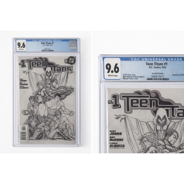  Teen titans #1 DC comics 2003 grade 9.6