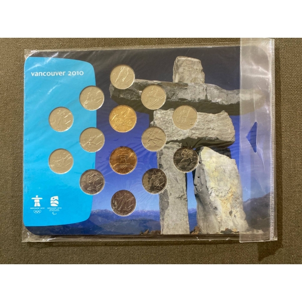 Vancouver 2010 Canadian Olympic Coin Collection