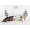 Image 2 : Chinese Porcelain & Decorative Arts ,Two Lidded Jars, Japanese Fan-Shaped Ceramic Dish And More