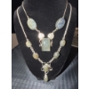Image 2 : Stamped .925 Silver Labradorite Jewelry Set