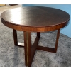 Image 3 : Large Wooden Round Kitchen Table w/ Six Chairs  52" diameter 36"tall