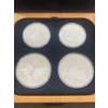 Image 1 : Four 1976 Montreal Olympics Silver Coins with Case