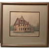 Image 1 : Print illustrates A Queen Anne Style Home w/Victorian Architecture
