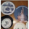 Image 2 : Collection of Plates Including: Shuttle 10" Diameter, Trains 8.5" Diameter 