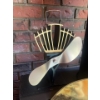 Image 2 : ECOFAN For Your Wood Burning Stove & Heater Classic Style Heat Powered With Brass Wood Holder & Bras