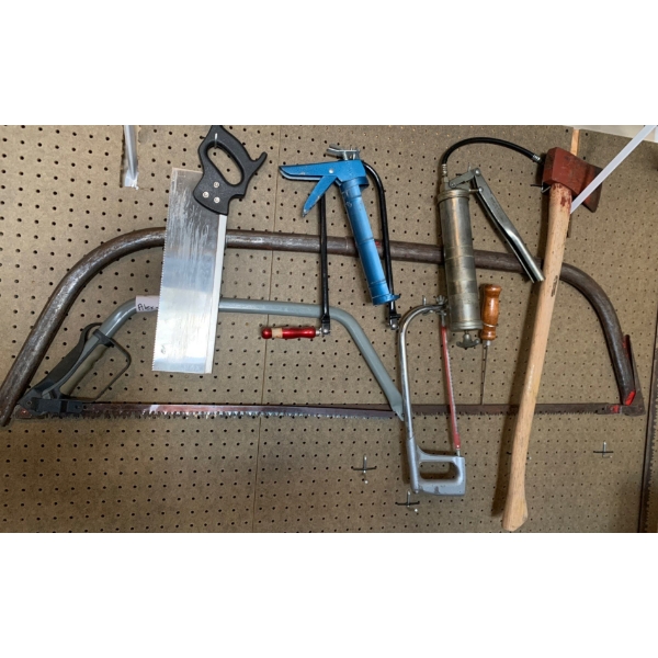 Lumberjack Essentials Assorted Saw Collection w/ Axe