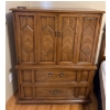 Image 1 : Large Wooden Dresser, Contents NOT Included - 40W, 19D, 52T 