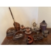 Image 1 : Antique Collection - Oil Lamps, Irons, Copperware 