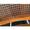 Image 4 : Wooden Woven Rocking Chair - 22W, 32D, 43T (minor tearing on woven part) 