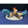 Image 2 : Rosenthale "Rosters Fighting" Porcelain Figure made in Germany 20Lx9H