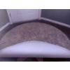 Image 2 : Round Beige Shag Area Rug with Non-Slip Backing