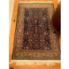 Image 1 : Authentic Silk Persian Rug - Hand Knotted w/ Bordered Floral Patterns