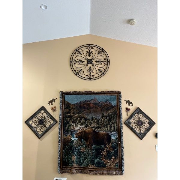 Moose Wall Hanging Tapestry With 3 Wall Hanging Decor 