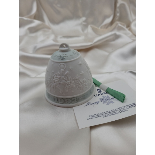 LLADRO Porcelain - 1992 Christmas Bell 3.5T
