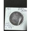 Image 1 : 1911 India One Rupee Coin