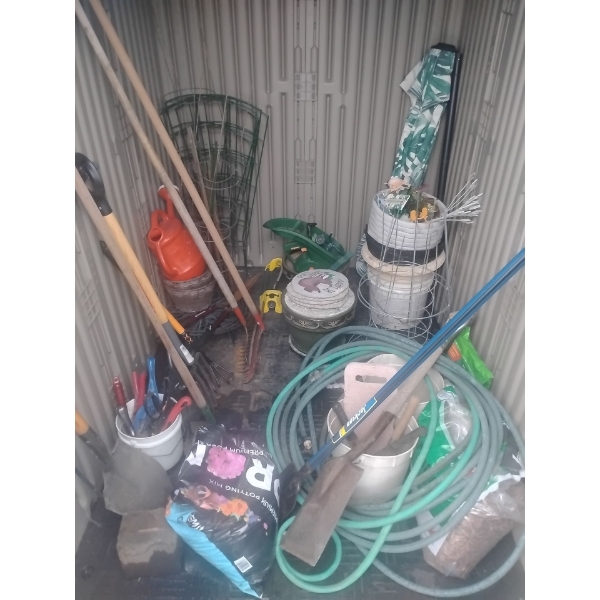 Garden Shed Contents Only - Lawn & Garden Maintenance Tools & More 