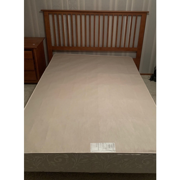 Cherry Oak Headboard w/ Frame & BS - Double/Full Sized